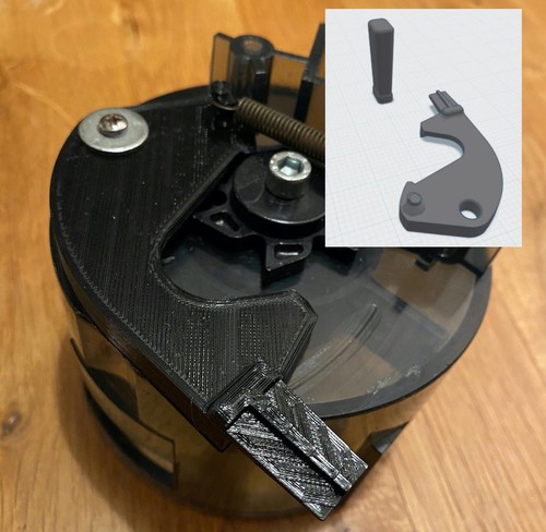 Handle lever set for gaggia - handle,