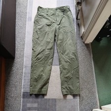 British Army Lightweight Service Trousers Olive Green Surplus Uniform Combat