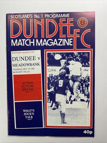 Dundee meadowbank thistle - v,