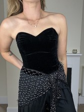 Vintage Size XS 6-8 Black