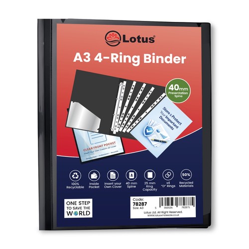 Lotus ring binder - ring,