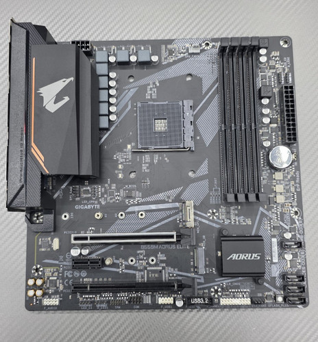 Gigabyte b550m aorus - elite, amd