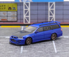 SW 1:64 Scale Blue GTR R34