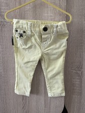 Myleen Klass Baby K Yellow Denim Jeans 3-6 Months Mothercare