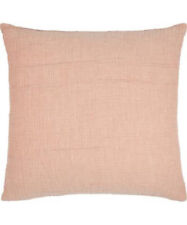 Habitat Pink Crinkle Stonewashed Cotton Cushion Scatter Square Sofa Bed 45X 45cm
