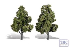 TR3518 Woodland Scenics 7-8" Sun Kissed 2 Pack Ready Made Trees TMC