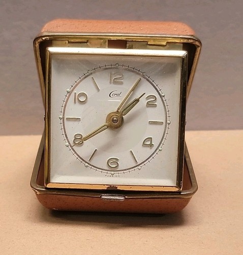Vintage coral folding travel - vintage,