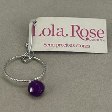 Lola Rose ring size R purple