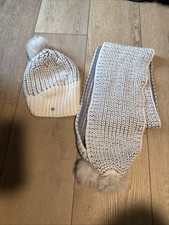 UGG Winter Beanie Hat and Scarf Set