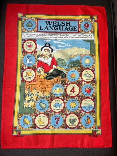 Welsh language decorative tea