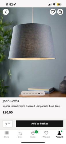 John lewis sophia linen empire - linen,