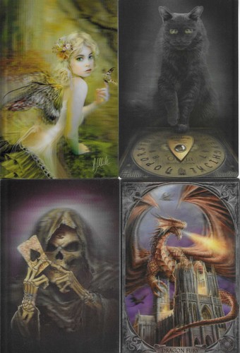 Lenticular fantasy postcard - 3d,