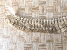 19m Gold Brown Vintage Tassel Fringe Trim Upholstery Edging furniture