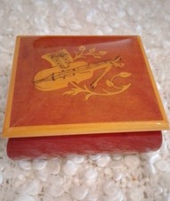 Vintage Wooden Musical Box