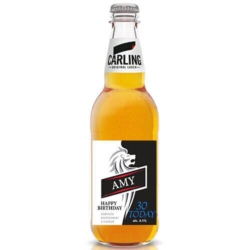 Carling beer bottle 500ml - carling,