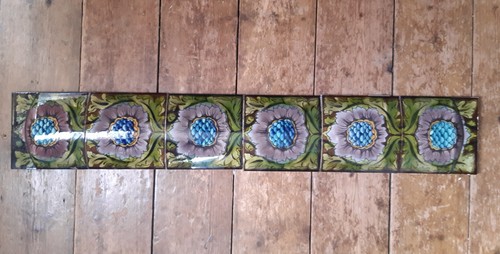 Rare curved tile panel - , about