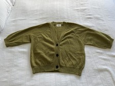 Toast Green Knit Waist Length