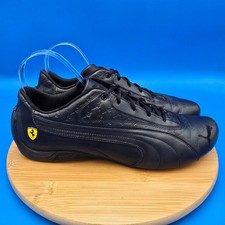 PUMA Ferrari Race Future Cat Sneakers Black Leather Mens US 13 EU 47 Rare 🔥