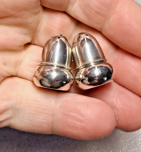 Vintage silver acorn - vintage,