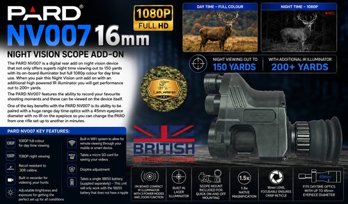 Pard 007 scope 16mm - 007,