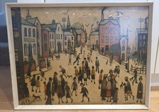 A Village Square 1943 LS Lowry