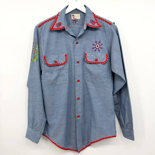 Vintage 70s hand embroidered - 70s,