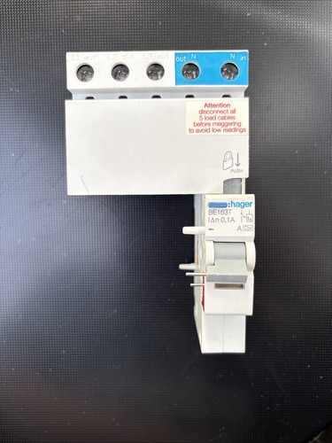 Hager add rcd block - hager,