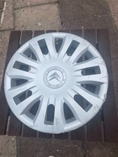 Citroen C2  C3 14"  Wheel Trim Hub Cap x 1 P/N 9645379980 Genuine  Used Part