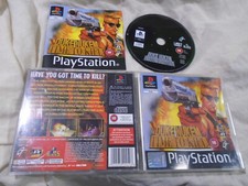 Duke Nukem Time to Kill PS1 (COMPLETE) rare black label FPS Sony PlayStation