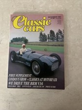 CLASSIC CARS MAGAZINE NOVEMBER 1987 BRM V16 MGB MGC LOTUS ELAN JAGUAR XK 150 (a)