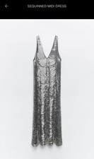 £110 Zara Sequinned Midi