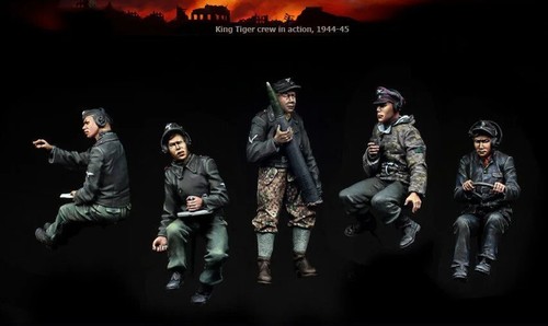 Resin figure king tiger - 1/35,