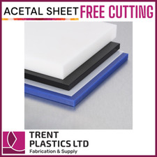 Acetal Sheet – BLACK, NATURAL & BLUE Cut to Size Plastic Block Panel Delrin POM