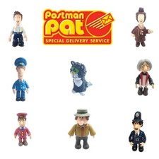 Postman Pat Figures Jess Ted Glen Ajay Mrs Goggins PC Selby SDS