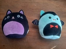 Mcdonalds Squishmallows Halloween Autumn Cat Drake Vampire Happy Meal Plush Toys