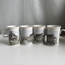 Rare Set of 4 Vintage Dunoon