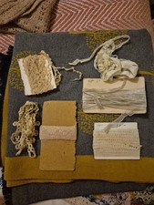 Vintage lace trimmings bundle - various lengths and widths
