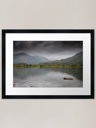 Holy loch scotland framed art - scotland,