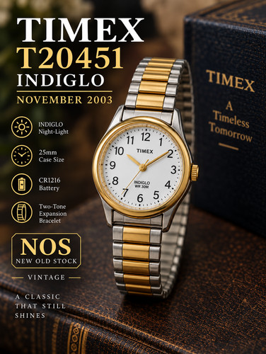 Timex t20451 indiglo - timex,