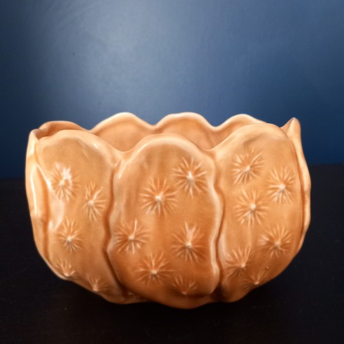 Sylvac beige cactus vase plant - sylvac,