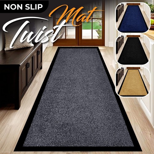 Modern long rubber barrier mat - rubber,