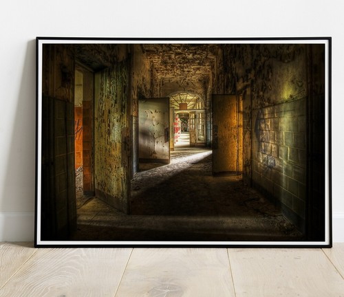Old abandoned house wall decor - old,