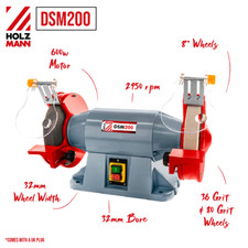 Holzmann 8" Bench Grinder