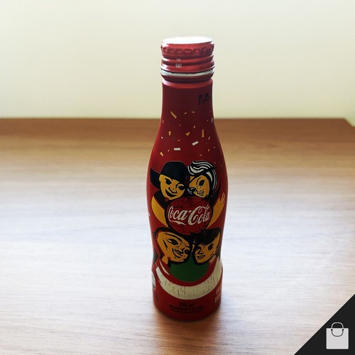 Coca cola bottle faces brazil - bottle,