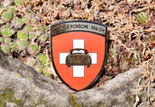 VINTAGE ENAMEL AUTOMOBILE CAR