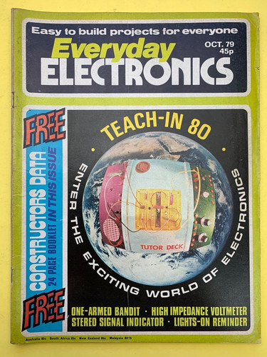 Everyday electronics october - electronics,