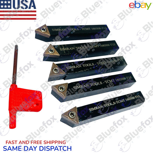 Lathe carbide inserts - 1/2",