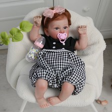 Real Life Reborn Dolls Baby Girl Doll Vinyl Silicone Realistic Newborn Xmas Gift