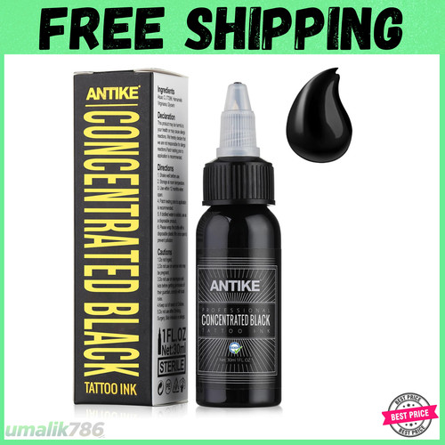 Black tattoo ink - black, 1oz