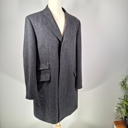 Moon tweed overcoat mens - m&s,
